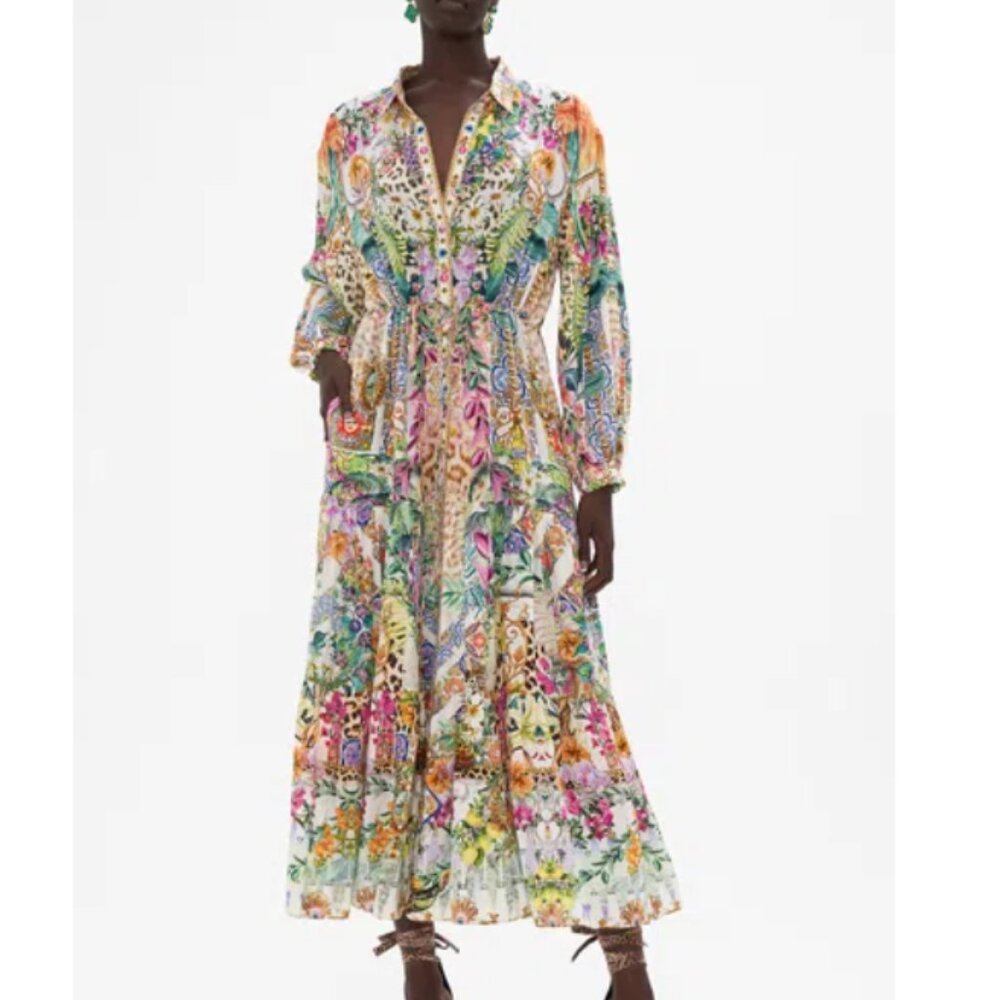 SOLD! Camilla silk maxi (100% authentic)